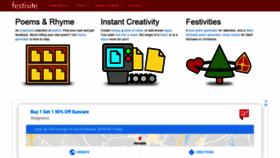 What Festisite.com website looked like in 2020 (3 years ago)