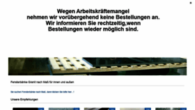 What Fensterbaenke24.de website looked like in 2020 (5 years ago)