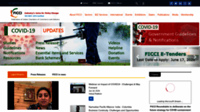 What Ficci.in website looked like in 2020 (3 years ago)
