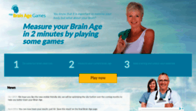 What Freebrainagegames.com website looked like in 2020 (3 years ago)