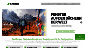 What Fakro.de website looked like in 2020 (3 years ago)
