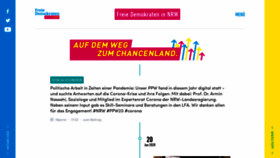 What Fdp-nrw.de website looked like in 2020 (3 years ago)