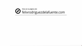 What Felixrodriguezdelafuente.com website looked like in 2020 (3 years ago)