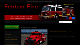 What Fentonfire.com website looked like in 2020 (3 years ago)