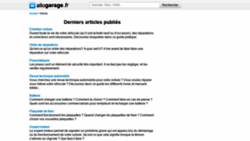What Fiche-auto.fr website looked like in 2020 (3 years ago)