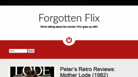 What Forgottenflix.com website looked like in 2020 (3 years ago)