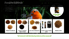 What Food4wildbirds.co.uk website looked like in 2020 (3 years ago)