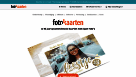 What Fotokaarten.nl website looked like in 2020 (3 years ago)