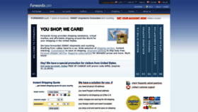 What Forwardo.com website looked like in 2020 (3 years ago)