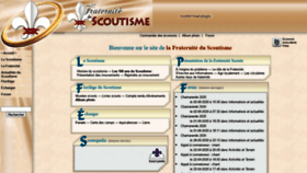 What Fraternite.net website looked like in 2020 (3 years ago)