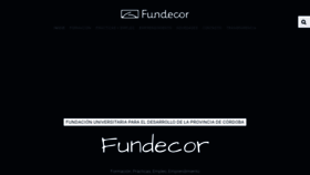 What Fundecor.es website looked like in 2020 (3 years ago)
