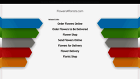 What Flowers4florists.com website looked like in 2020 (3 years ago)
