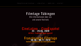 What Filmtage-tuebingen.de website looked like in 2020 (3 years ago)