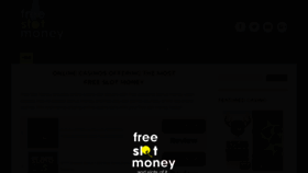 What Freeslotmoney.com website looked like in 2020 (3 years ago)
