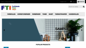 What Fti-farbbandfabrik.de website looked like in 2020 (3 years ago)