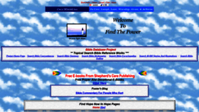 What Findthepower.net website looked like in 2020 (3 years ago)