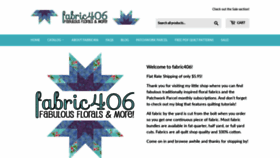 What Fabric406.com website looked like in 2020 (3 years ago)