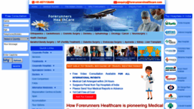 What Forerunnershealthcare.com website looked like in 2020 (3 years ago)