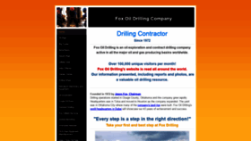 What Foxoildrilling.com website looked like in 2020 (3 years ago)
