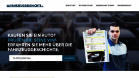 What Fahrzeuggeschichte.de website looked like in 2020 (3 years ago)