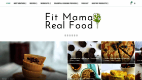 What Fitmamarealfood.com website looked like in 2020 (3 years ago)