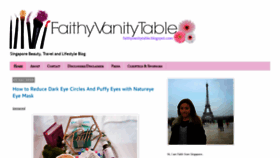 What Faithyvanitytable.blogspot.sg website looked like in 2020 (3 years ago)