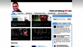 What Franklamsheung.com website looked like in 2020 (3 years ago)