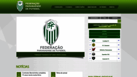 What Federacaopr.com.br website looked like in 2020 (3 years ago)
