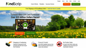 What Fundscrip.com website looked like in 2020 (3 years ago)
