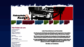 What Fahrschule-kodex.de website looked like in 2020 (3 years ago)