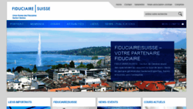 What Fiduciairesuisse-ge.ch website looked like in 2020 (3 years ago)