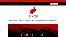 What Firewonder.com website looked like in 2020 (3 years ago)