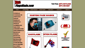 What Flagsmade.com website looked like in 2020 (3 years ago)