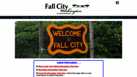What Fallcity.org website looked like in 2020 (3 years ago)