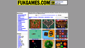 What Fukgames.com website looked like in 2020 (3 years ago)