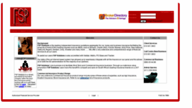 What Fspsolutions.com website looked like in 2020 (3 years ago)