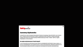 What Faktypilskie.pl website looked like in 2020 (4 years ago)