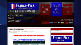 What France-pick.com website looked like in 2020 (3 years ago)