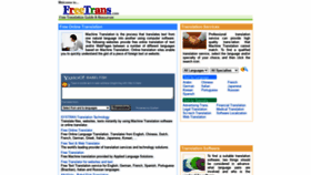 What Freetrans.com website looked like in 2020 (3 years ago)