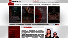 What Firebox.hu website looked like in 2020 (3 years ago)