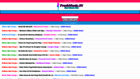 What Freshmusic.in website looked like in 2020 (3 years ago)