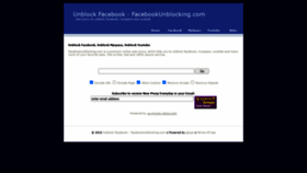What Facebookunblocking.com website looked like in 2020 (3 years ago)