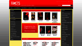 What Facetsmovies.com website looked like in 2020 (3 years ago)