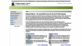 What Fahrradeln.de website looked like in 2020 (3 years ago)