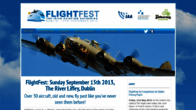 What Flightfest.ie website looked like in 2020 (3 years ago)