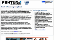 What Faktura1.no website looked like in 2020 (3 years ago)
