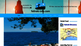 What Faliraki-info.com website looked like in 2020 (3 years ago)