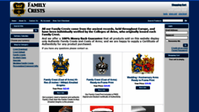 What Family-crests.com website looked like in 2020 (3 years ago)