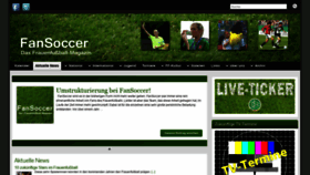 What Fansoccer.de website looked like in 2020 (3 years ago)