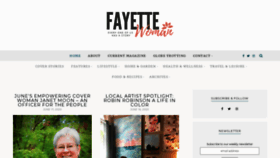 What Fayettewoman.com website looked like in 2020 (3 years ago)
